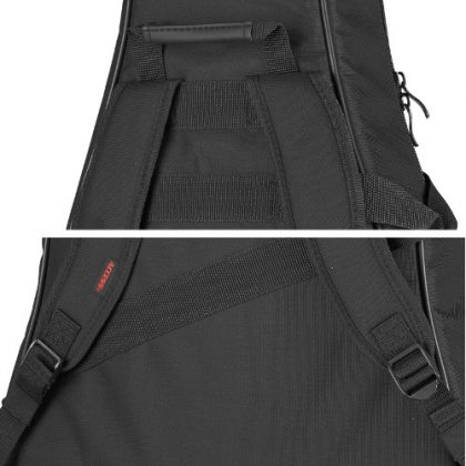 Adjustable padded backpack-style straps