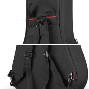 Adjustable and removable ergonomic padded backpack-style straps