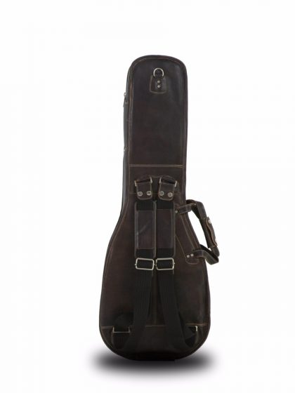 Les Paul Gig Bag by Harvest Fine Leather, Cowhide Brown