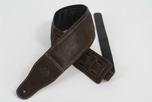 Brown Leather Guitar Strap by Harvest Fine Leather