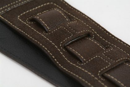 Brown Leather Guitar Strap by Harvest Fine Leather