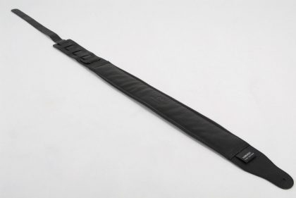 Leather Bass Guitar Strap by Harvest Fine Leather, Black