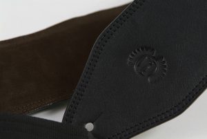 Extra Short Guitar Strap by Harvest Fine Leather, Black