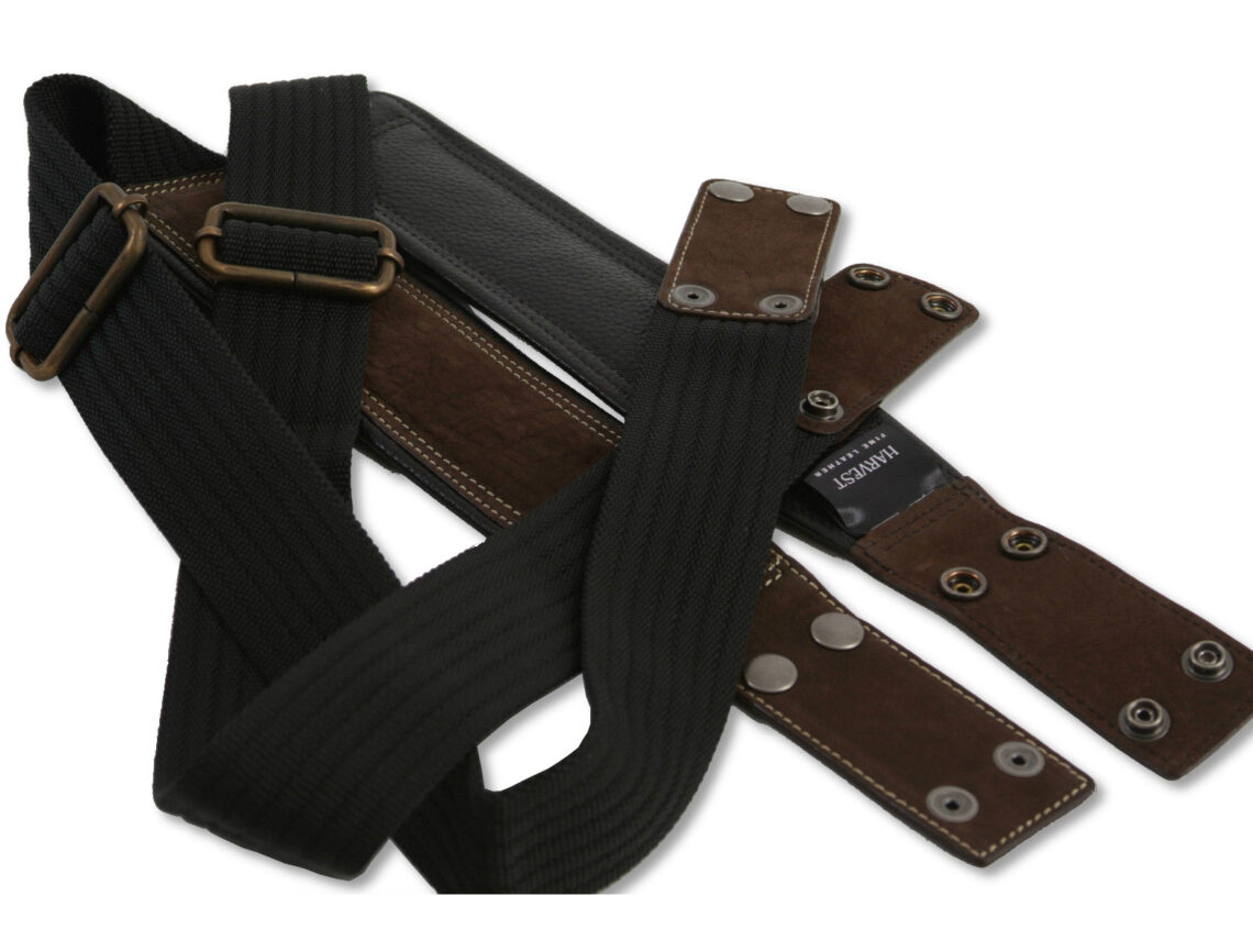 Guitar Case Backpack Straps by Harvest Fine Leather from ACCESS